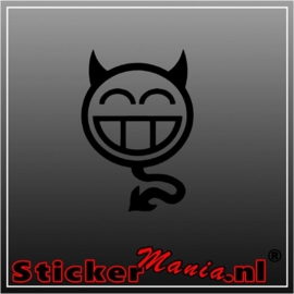 Happy devil sticker