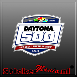 Daytona 500 full colour sticker