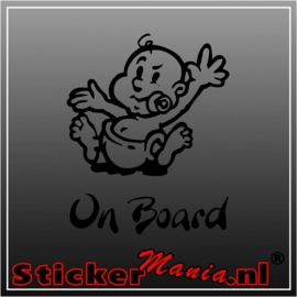 Baby on board 3 sticker