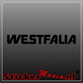 Westfalia caravan sticker