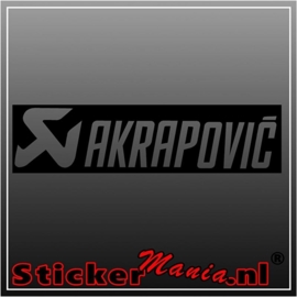 Akrapovic sticker