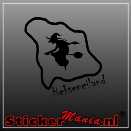 Heksen eiland sticker