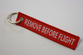 Remove before flight sleutelhanger