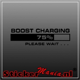 Boost charging sticker