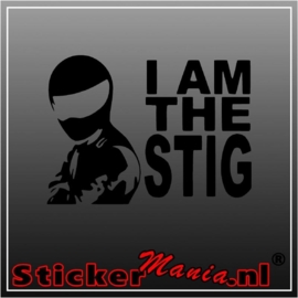I am the stig sticker