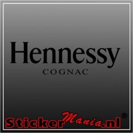 Hennessy cognac sticker