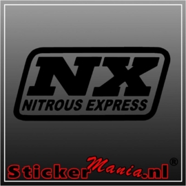 NX nitrous express sticker