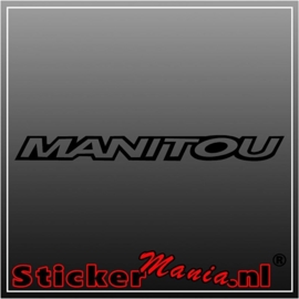 Manitou sticker