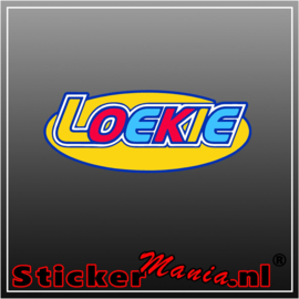 Loekie full colour sticker