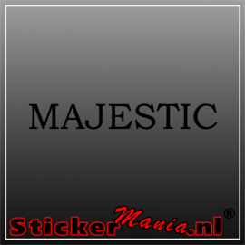Majestic sticker