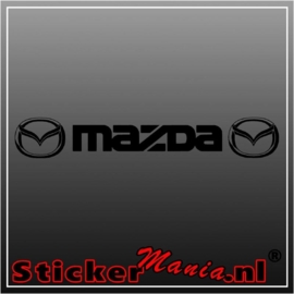 Mazda raamstreamer sticker