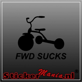 FWD sucks sticker