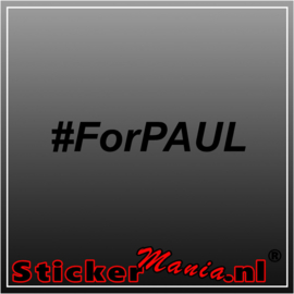 #For Paul sticker