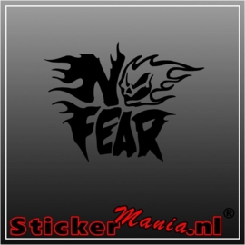 No fear 4 sticker