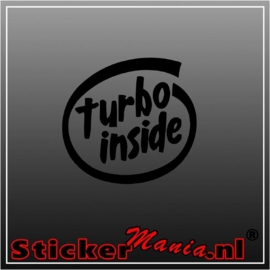 Turbo inside sticker
