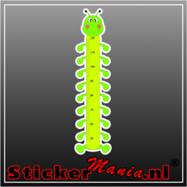 Groeimeter rups sticker