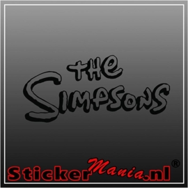 The simpsons sticker