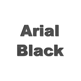 Arial black