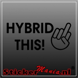 Hybrid this sticker