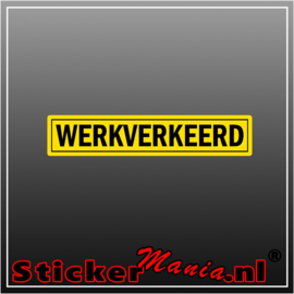 Werkverkeerd Full Colour sticker