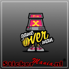 Game over man Full Colour sticker