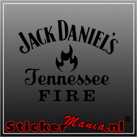 Jack daniels fire sticker
