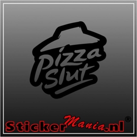 Pizza slut sticker