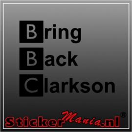 Bring Back Clarkson sticker
