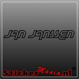 Jan Janssen sticker