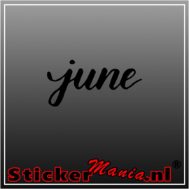 June sticker