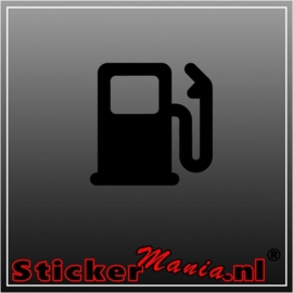 Fuel pump sticker