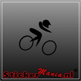 Race bike sticker