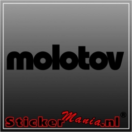 Molotov sticker
