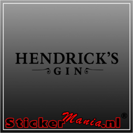Hendricks gin sticker