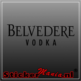 Belvedere vodka sticker