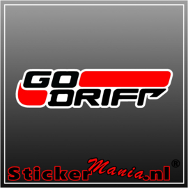 Go Drift Full Colour sticker