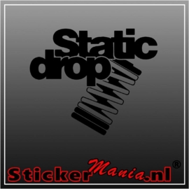 Static drop sticker