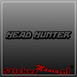Head hunter sticker