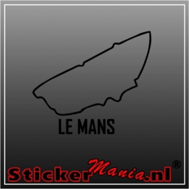 Le mans circuit sticker