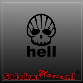 Skull 19 sticker