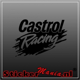 Castrol racing sticker