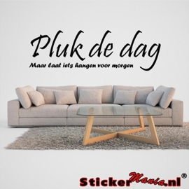 Pluk de dag muursticker