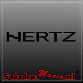 Hertz sticker