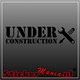 Under construction sticker