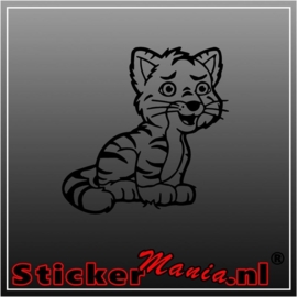 Baby tijger sticker