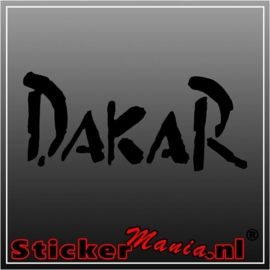 Dakar sticker