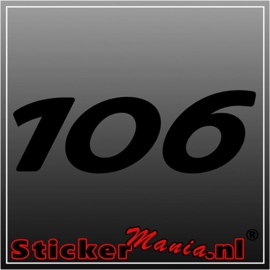 Peugeot 106 sticker