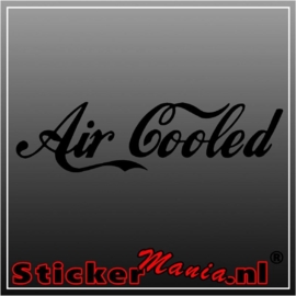 Air cooled sticker