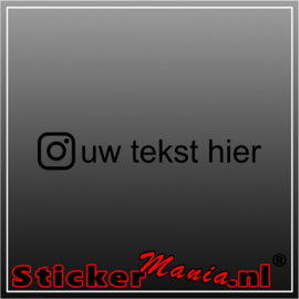 Instagram "uw tekst hier" sticker