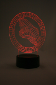 Ringen 3D led lamp